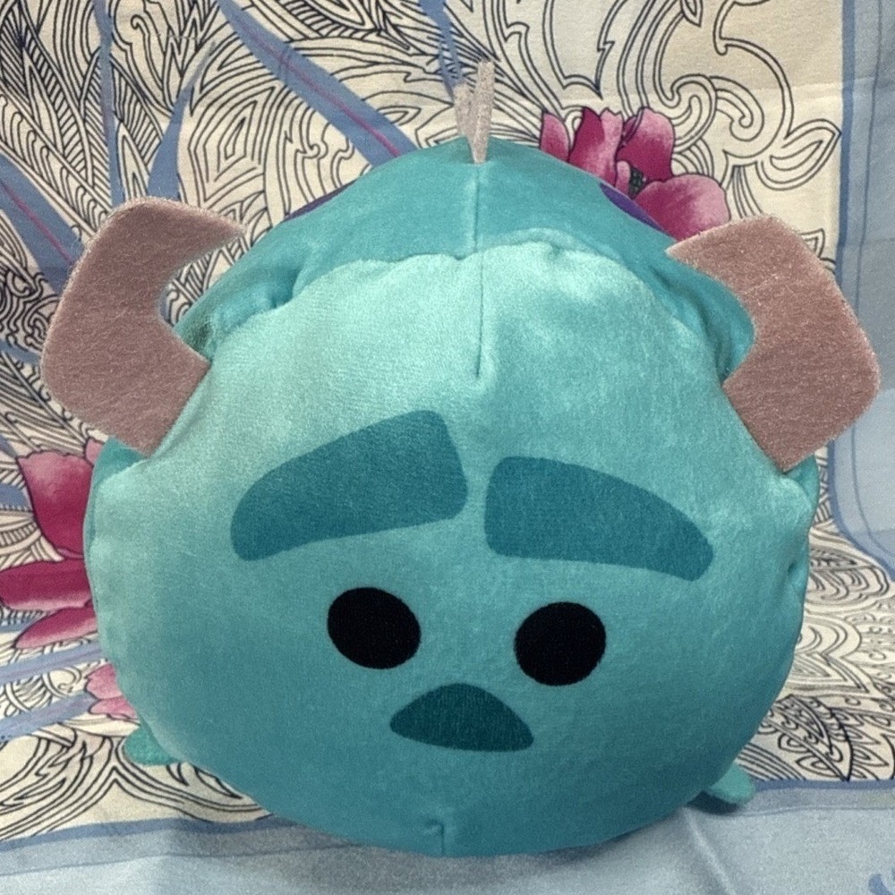 Disney Tsum Tsum Sulley Monsters Inc 10" Plush Blue Stuffed Animal Pixar